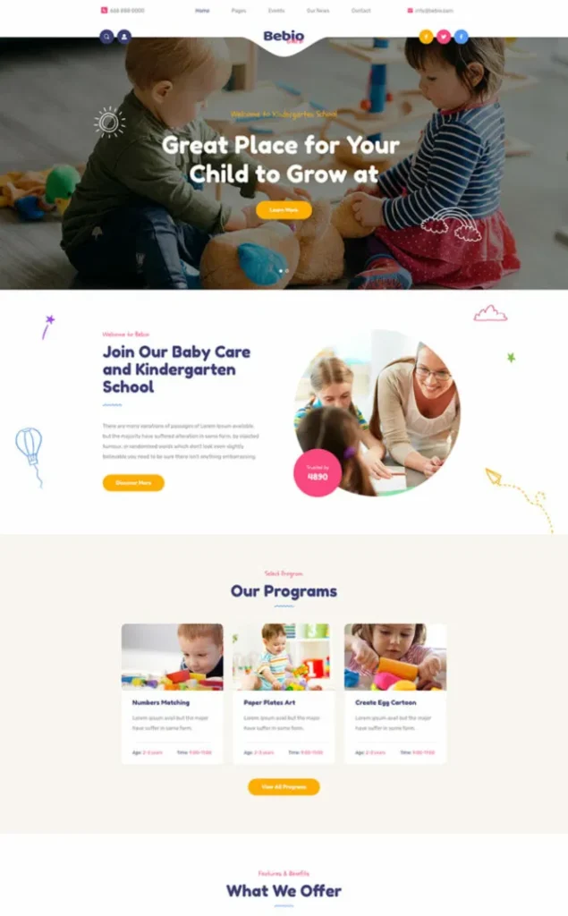 Modèle de site Image 19 — WordPress par WPUltime
