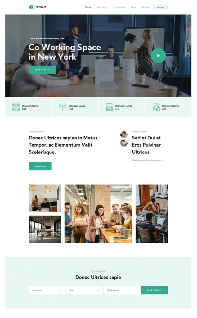 Modèle de site Image 16 — WordPress par WPUltime