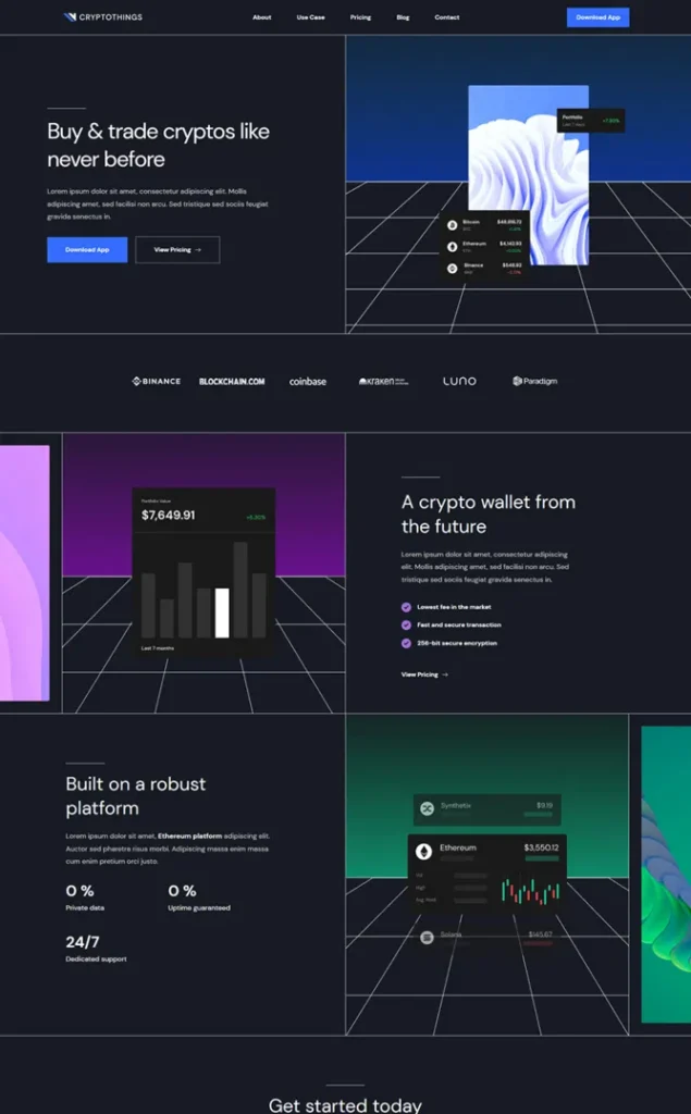 Modèle de site Crypto Monnaie — WordPress par WPUltime
