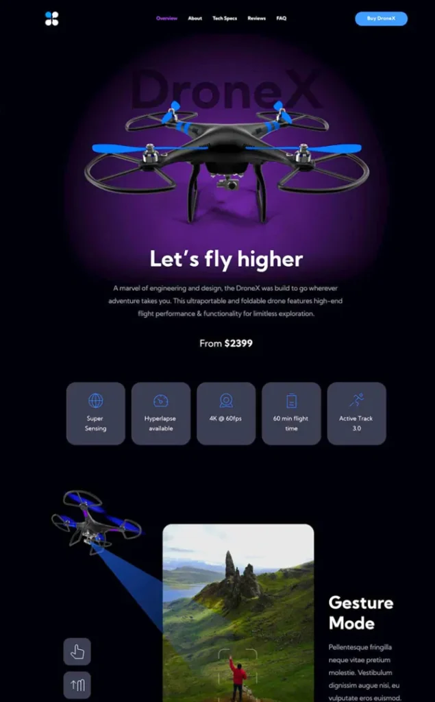 Modèle de site Image — WordPress par WPUltime