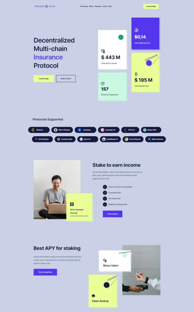 Modèle de site Assurance — WordPress par WPUltime