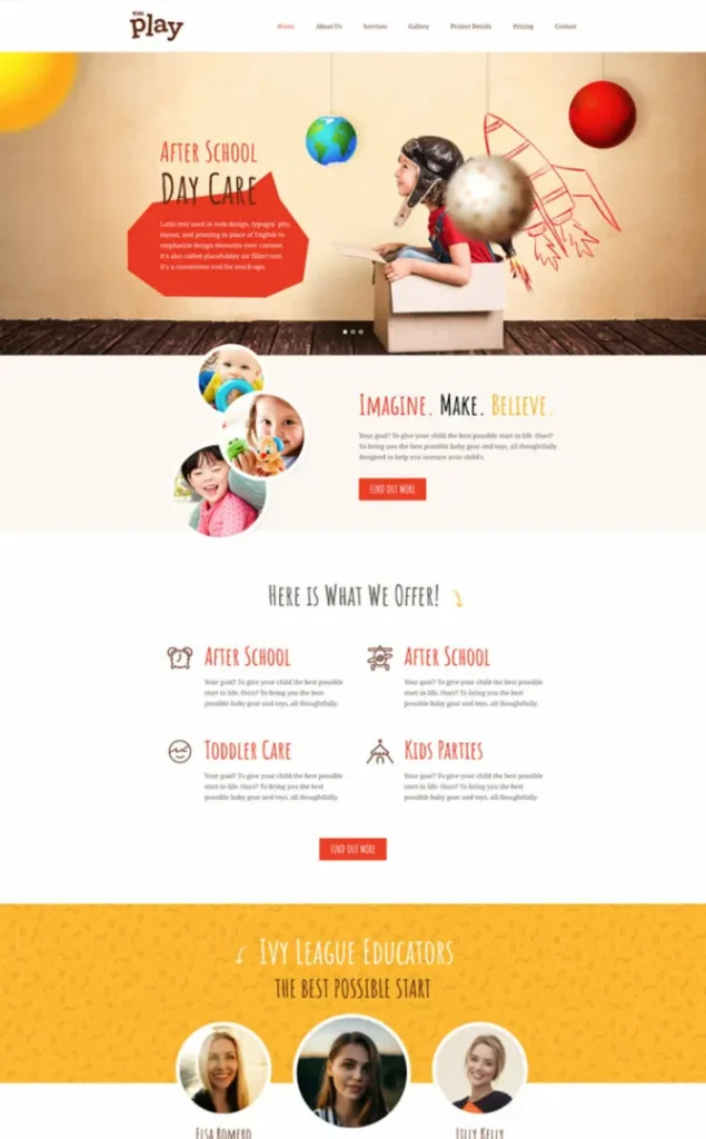 Modèle de site Image 17 — WordPress par WPUltime