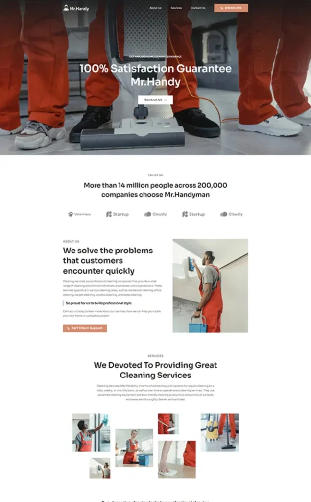 Modèle de site Les Bricoleurs — WordPress par WPUltime