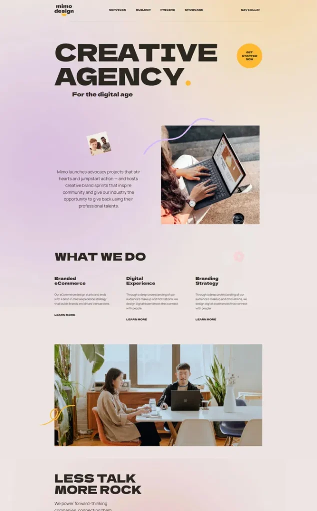 Modèle de site Agnece Web — WordPress par WPUltime
