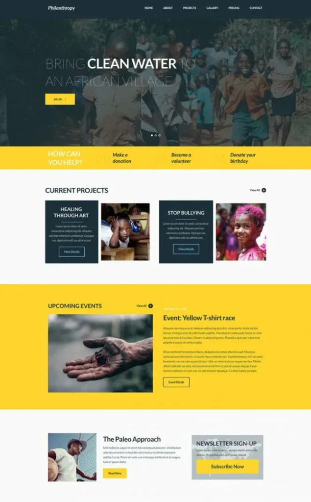 Modèle de site Image 13 1 — WordPress par WPUltime