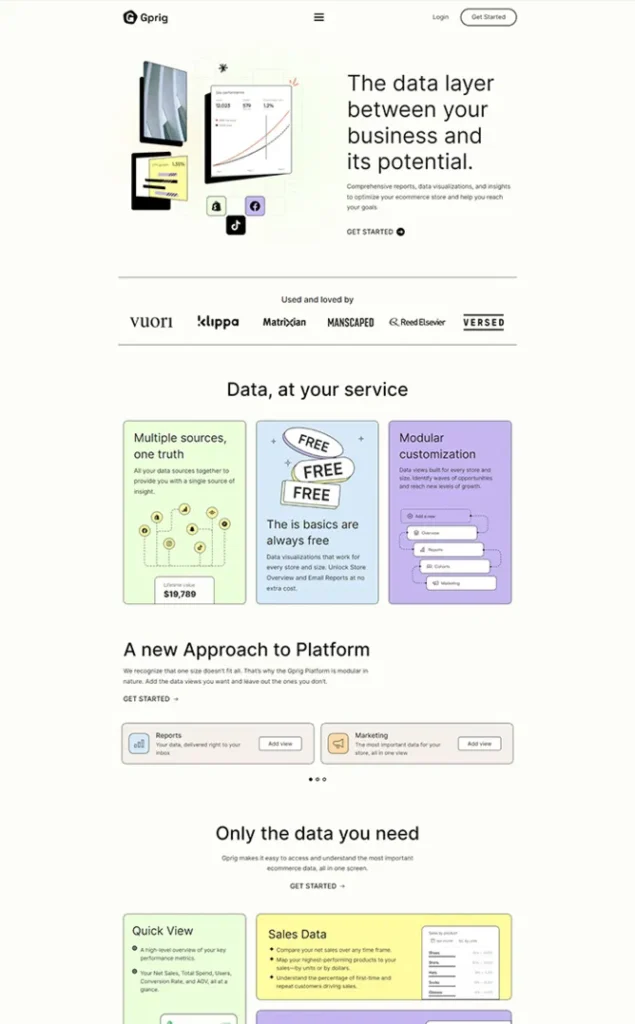 Modèle de site Data — WordPress par WPUltime