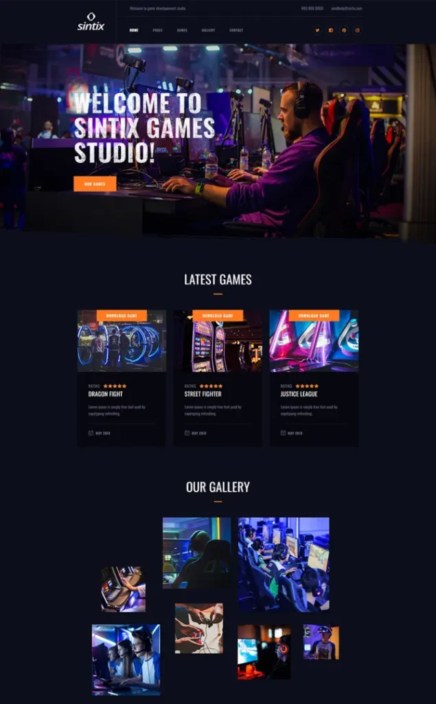 Modèle de site Casino — WordPress par WPUltime