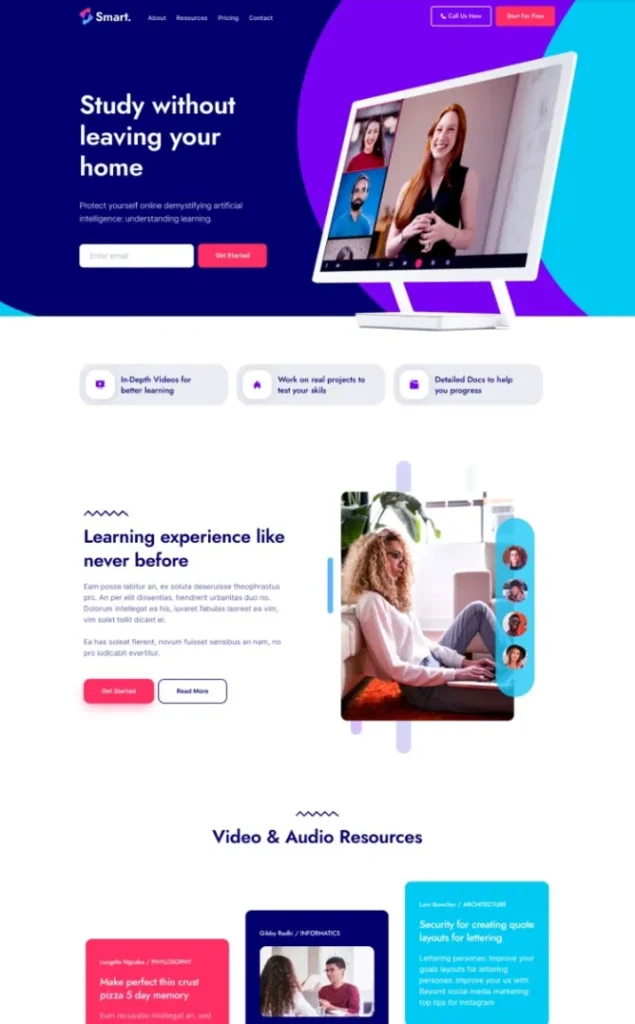 Modèle de site Image 1 4 — WordPress par WPUltime