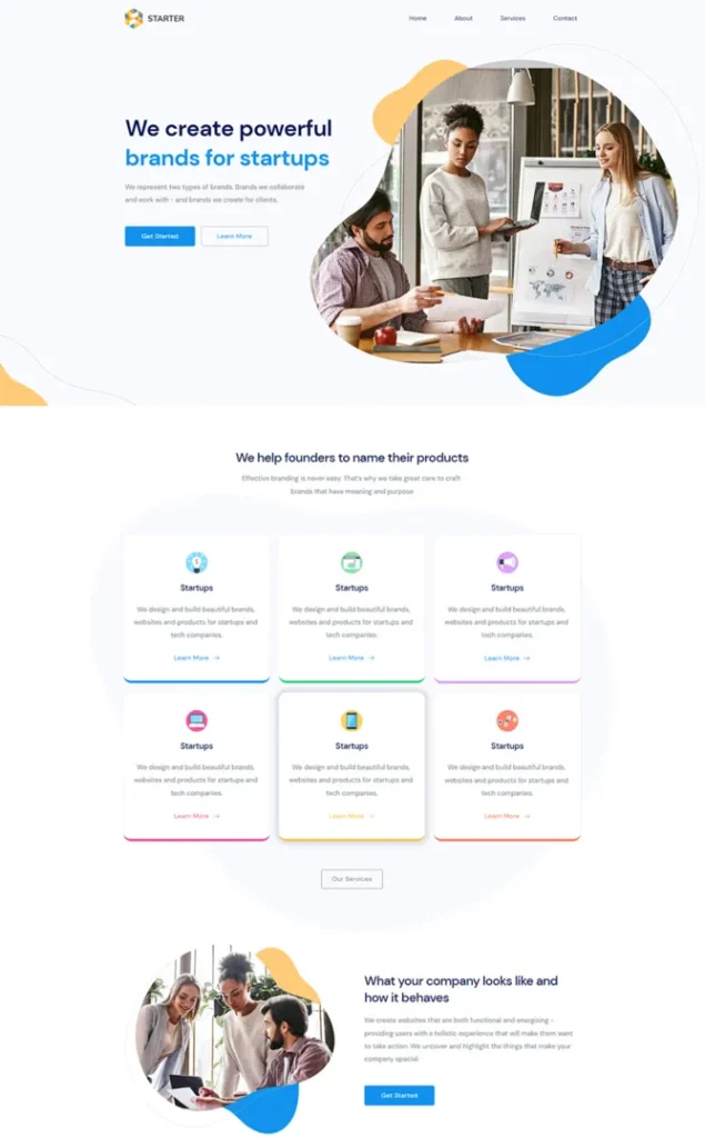 Modèle de site Identite De Marque — WordPress par WPUltime