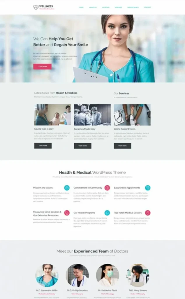Modèle de site Image 12 — WordPress par WPUltime