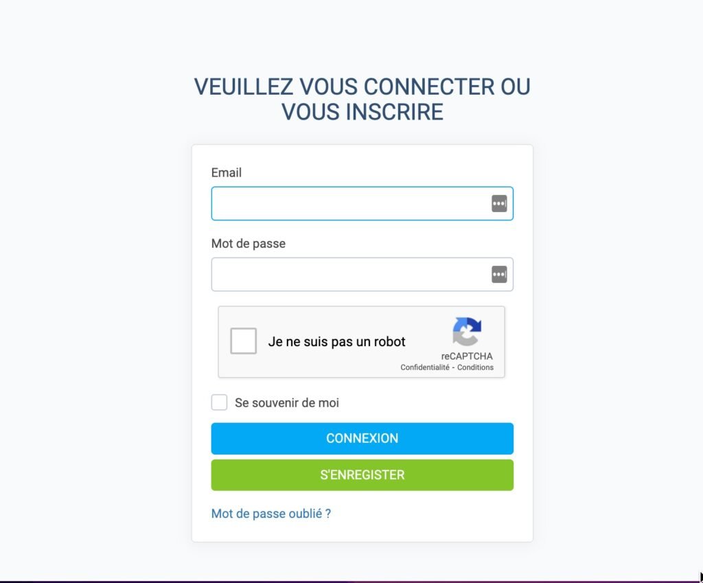 Veuillez vous connecter ou vous inscrire